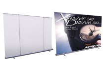 Jumbo Wide Retractable Banner Display with 78x94 Banner