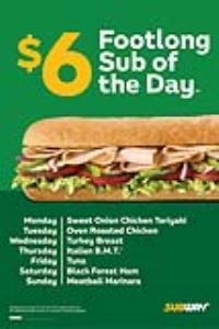 $6 Footlong of the Day 01 Insert