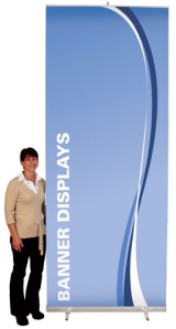 Jumbo Tall Retractor with 116x47 Banner